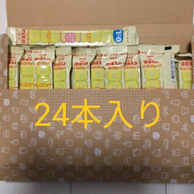 明治 ほほえみらくらくキューブ 24個 キッズ/ベビー/マタニティの授乳/お食事用品(その他)の商品写真