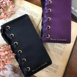 メゾンドフルール(Maison de FLEUR)のMaison de FLEUR ブラック iPhoneケースX/XS用 新品(iPhoneケース)