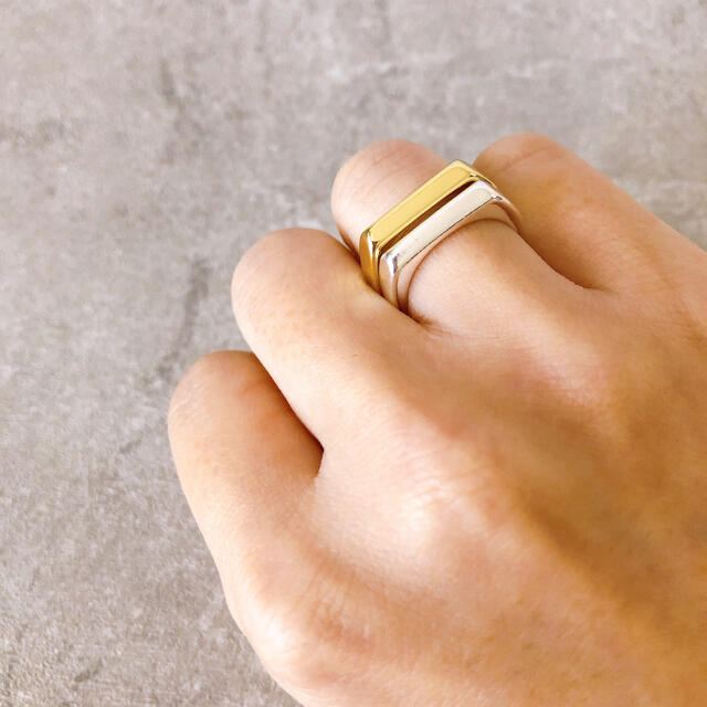 〈d61〉S925 シンプル とんがり リング ゴールド 指輪 シンプル 韓国 レディースのアクセサリー(リング(指輪))の商品写真