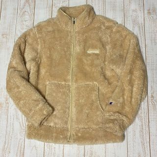 チャンピオン(Champion)のチャンピオン　ボアブルゾン　ベージュ　ファー　large  ジャケット(ブルゾン)