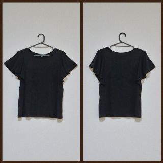 ユニクロ(UNIQLO)の【ユニクロ】ラッフルスリーブT【半袖】(Tシャツ(半袖/袖なし))