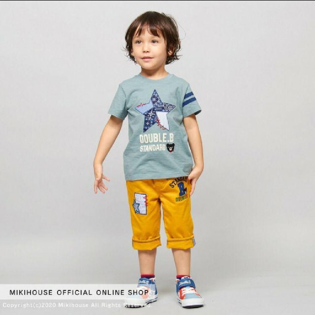 DOUBLE.B(ダブルビー)のミキハウス　ダブルB　ダブルビーペイズリー キッズ/ベビー/マタニティのキッズ服男の子用(90cm~)(Tシャツ/カットソー)の商品写真