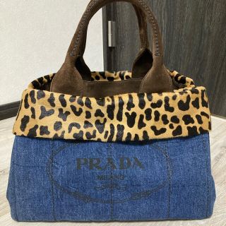 プラダ(PRADA)のプラダ　カナパ　レオパード(トートバッグ)