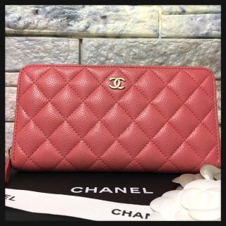 専用　【極美品】CHANEL シャネル　財布　ラウンドファスナー　ピンク　(ポーチ)