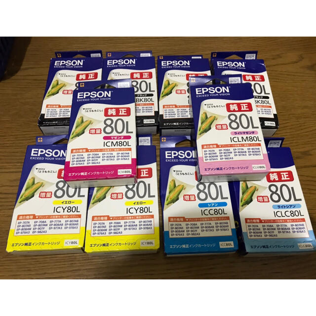 EPSON インク　とうもろこし　純正　80Ｌ