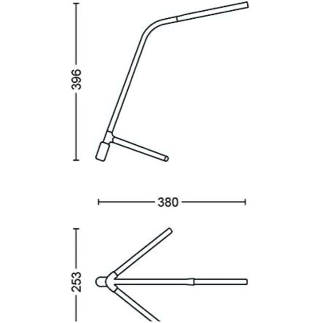 PHILIPS(フィリップス)の新品未使用PhilipsデスクライトGeometryレッドUSB接続LEDライト インテリア/住まい/日用品のライト/照明/LED(テーブルスタンド)の商品写真