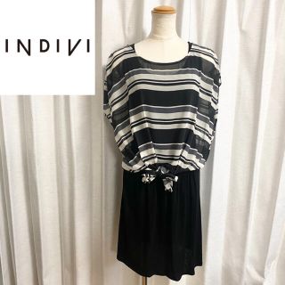 インディヴィ(INDIVI)の【INDIVI】ワンピース 38(ひざ丈ワンピース)