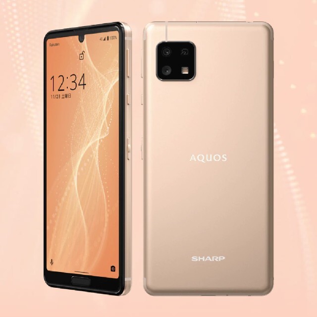 AQUOS(アクオス)の新品 AQUOS sence4 lite SH-RM15 ライトカッパー スマホ/家電/カメラのスマートフォン/携帯電話(スマートフォン本体)の商品写真