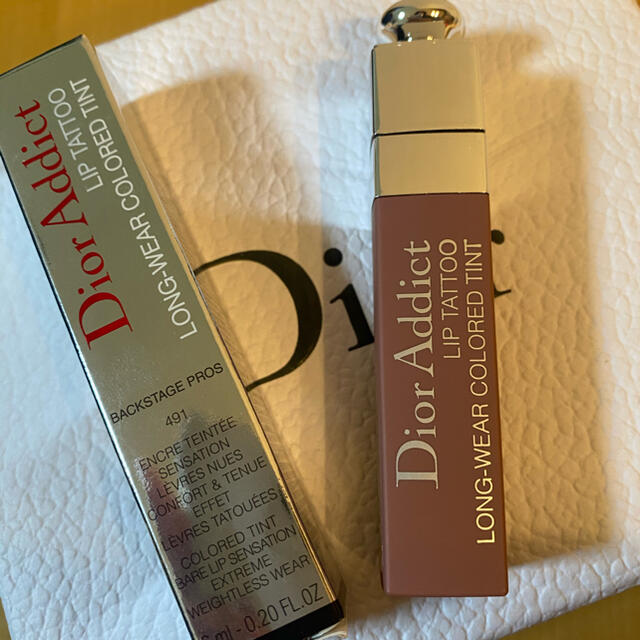 Dior(ディオール)のディオール アディクト リップ ティント 491 ナチュラル ローズウッド コスメ/美容のベースメイク/化粧品(リップグロス)の商品写真