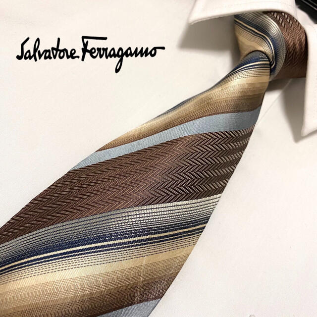 Salvatore Ferragamo(サルヴァトーレフェラガモ)のSalvatore Ferragamo サルヴァトーレ フェラガモ ネクタイ メンズのファッション小物(ネクタイ)の商品写真