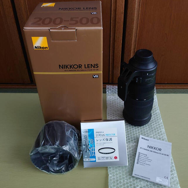 Nikon 200-500mm f5.6E ED VR ズームレンズ