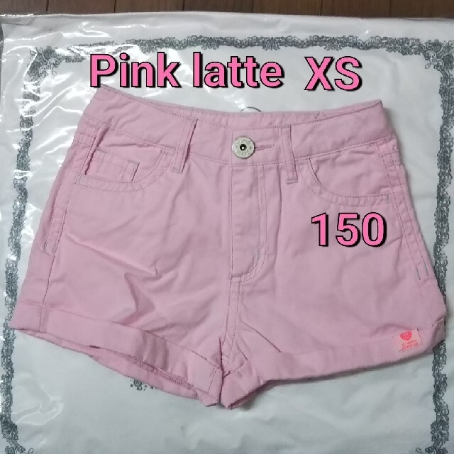 PINK-latte(ピンクラテ)のPINK latte ショートパンツ ピンク XS キッズ/ベビー/マタニティのキッズ服女の子用(90cm~)(パンツ/スパッツ)の商品写真