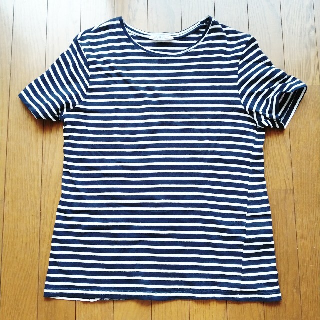 ZARA(ザラ)のZARA　ボーダーTシャツ レディースのトップス(Tシャツ(半袖/袖なし))の商品写真