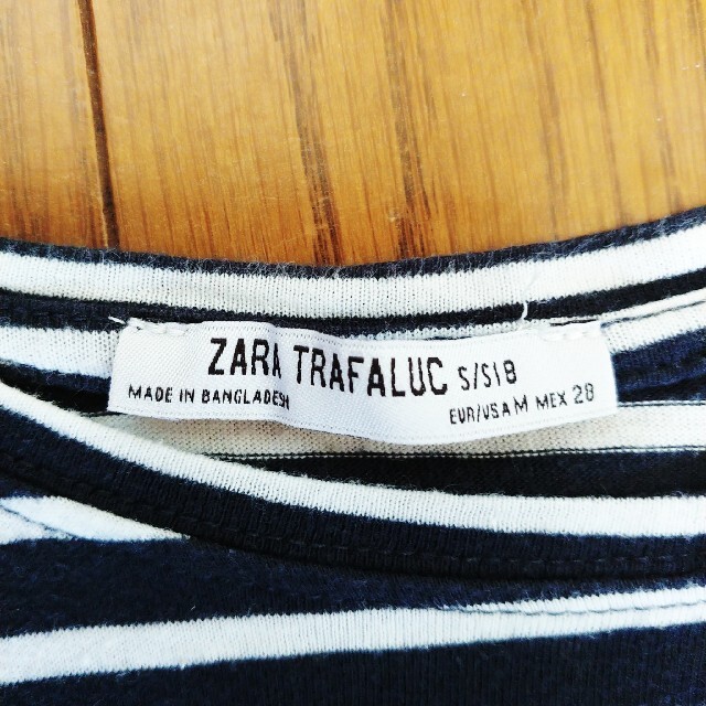 ZARA(ザラ)のZARA　ボーダーTシャツ レディースのトップス(Tシャツ(半袖/袖なし))の商品写真