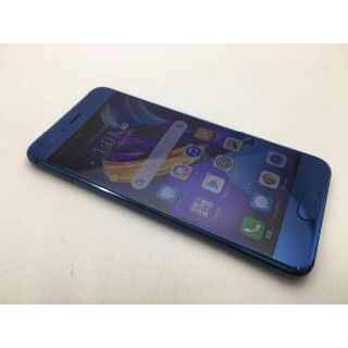 ファーウェイ(HUAWEI)のSIMフリー HUAWEI honor 9 STF-L09 ブルー美品◆521(スマートフォン本体)