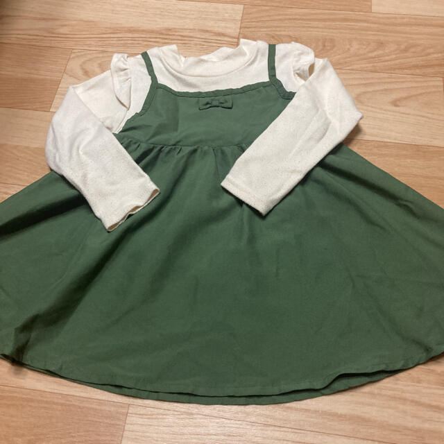 ワンピース　チュニック95サイズ キッズ/ベビー/マタニティのキッズ服女の子用(90cm~)(ワンピース)の商品写真