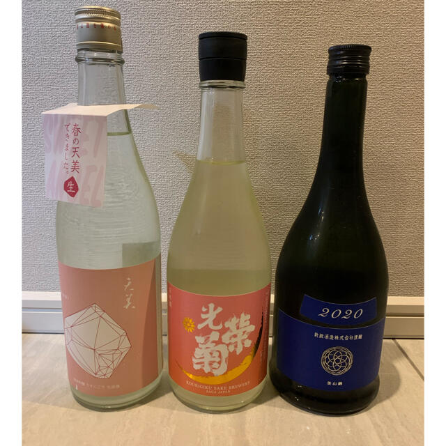 新政 ラピス、光栄菊 黄昏オレンジ、天美 うすにごり 720ml 3本セット 食品/飲料/酒の酒(日本酒)の商品写真