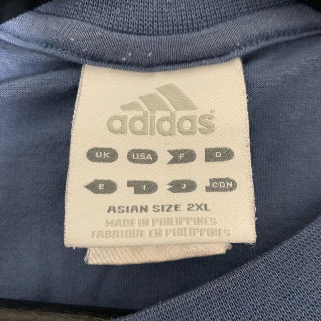 adidas(アディダス)の【人気色】adidas Tシャツ USA古着 2XL ビックシルエット メンズのトップス(Tシャツ/カットソー(半袖/袖なし))の商品写真