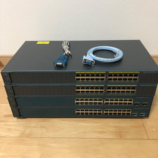 PC/タブレット【CCNA、CCNP】4台Cisco  L3L2スイッチ3560、2960