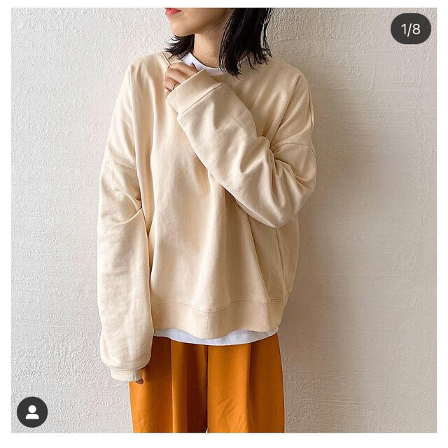 howdy square sweat.(ivory) アウトレットbox