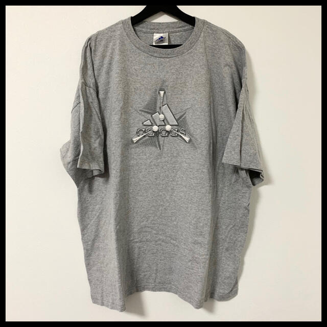 adidas(アディダス)の【2XL】adidas アディダス USA製 古着 シンプルロゴティー メンズのトップス(Tシャツ/カットソー(半袖/袖なし))の商品写真