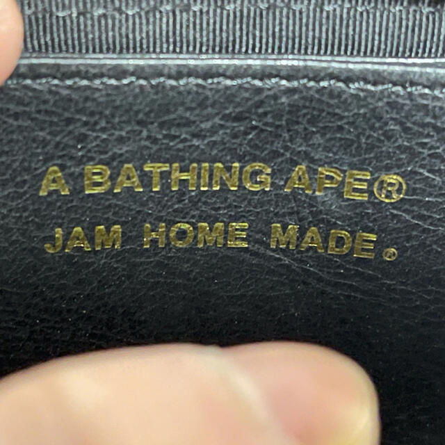 A BATHING APE(アベイシングエイプ)の激レアJAM HOME MADE × BAPE コインケース ジャムホームメイド メンズのファッション小物(コインケース/小銭入れ)の商品写真