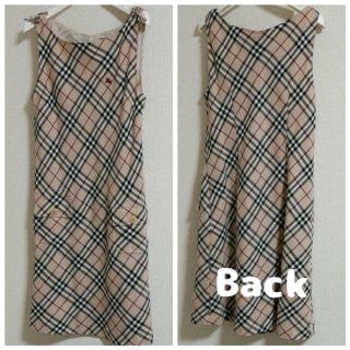 バーバリー(BURBERRY)の【お買い得】バーバリーロンドン　チェックミニワンピース(ミニワンピース)