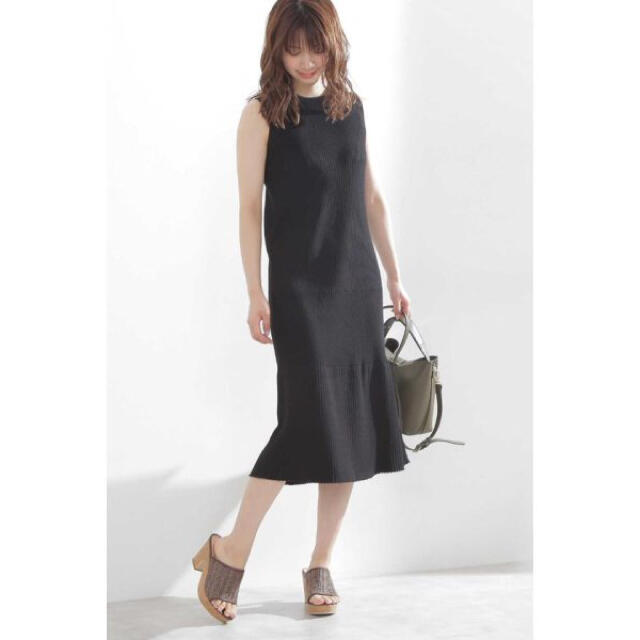 PROPORTION BODY DRESSING(プロポーションボディドレッシング)のしまちゃん様専用♡リブロングニットワンピース レディースのワンピース(ロングワンピース/マキシワンピース)の商品写真