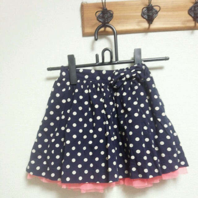 GAP Kids(ギャップキッズ)のGAP kids　ドット柄の可愛いスカート☆ キッズ/ベビー/マタニティのキッズ服女の子用(90cm~)(スカート)の商品写真