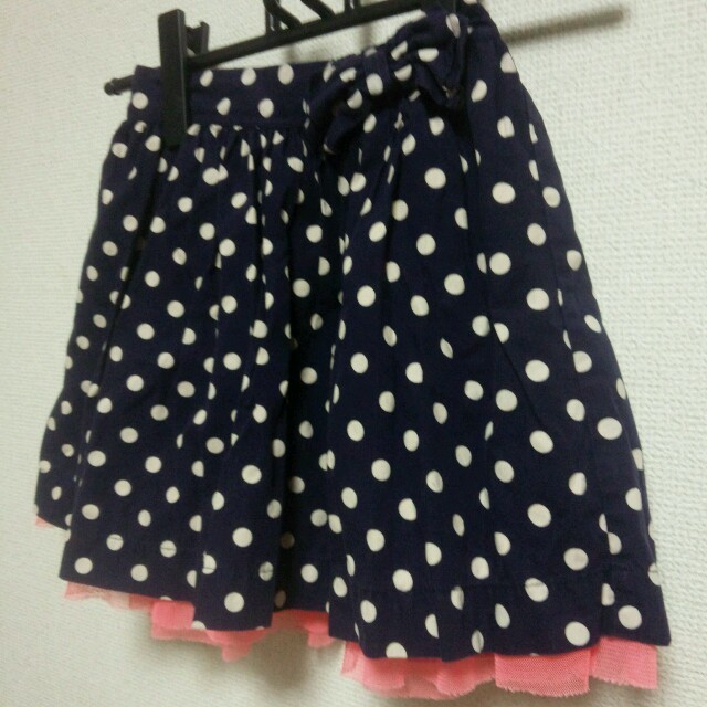 GAP Kids(ギャップキッズ)のGAP kids　ドット柄の可愛いスカート☆ キッズ/ベビー/マタニティのキッズ服女の子用(90cm~)(スカート)の商品写真