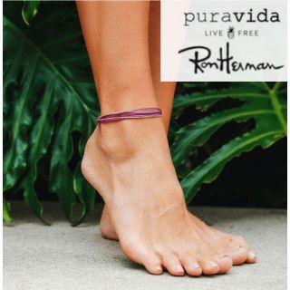 ロンハーマン(Ron Herman)のRonHerman★ベッカム愛用のPura Vida アンクレット★日本未発売 (アンクレット)