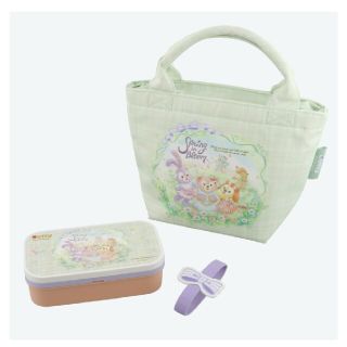 ディズニー(Disney)のランチボックス　ランチバッグ付き　スプリングインブルーム　(弁当用品)