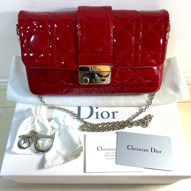 超美品！ディオール Dior チェーンウォレット 長財布 | フリマアプリ ラクマ