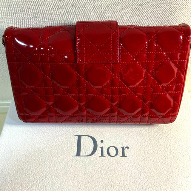 超美品！ディオール Dior チェーンウォレット 長財布