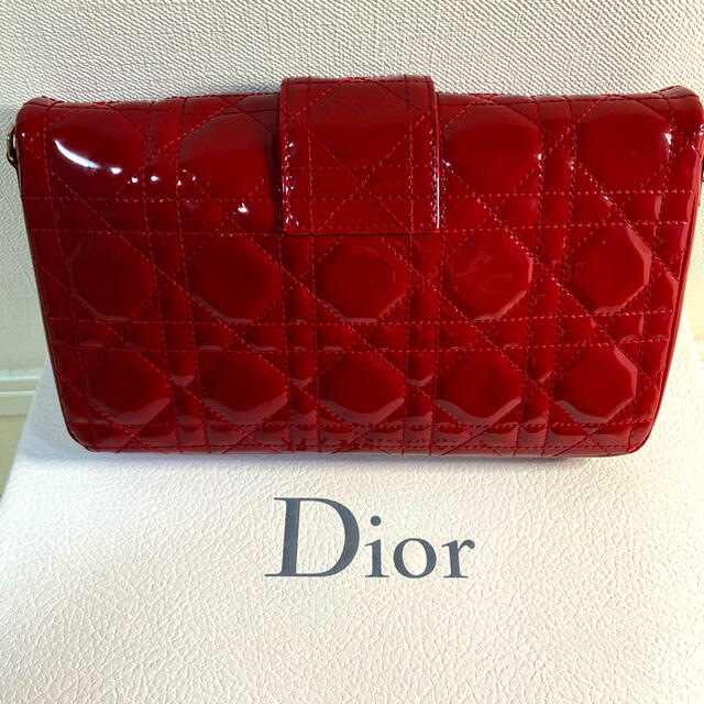 Dior(ディオール)の超美品！ディオール Dior チェーンウォレット 長財布 レディースのファッション小物(財布)の商品写真