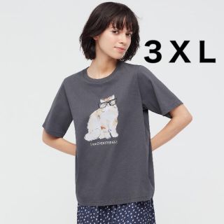 ユニクロ(UNIQLO)のユニクロ ポール&ジョー 猫 Tシャツ 3XLサイズ PAUL&JOE 新品(Tシャツ(半袖/袖なし))