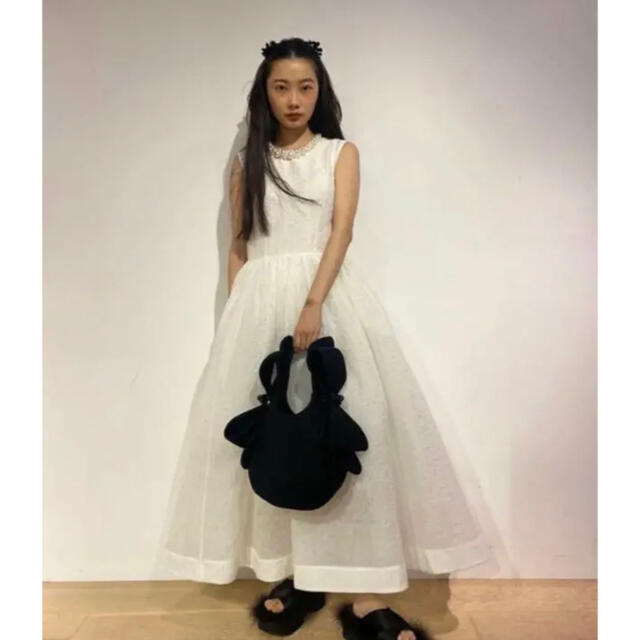 好評新作 最終値下げ Simone Rocha H&M シルクブレンドクロッケドレス