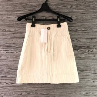 エイチアンドエム(H&M)の【H&M】新品 ☆ コーデュロイ スカート(ミニスカート)