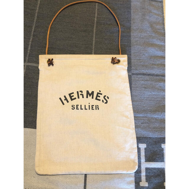 Hermes(エルメス)の美品　エルメス　アリーヌ　GM  キャンバス　男女兼用ショルダーバッグ レディースのバッグ(ショルダーバッグ)の商品写真