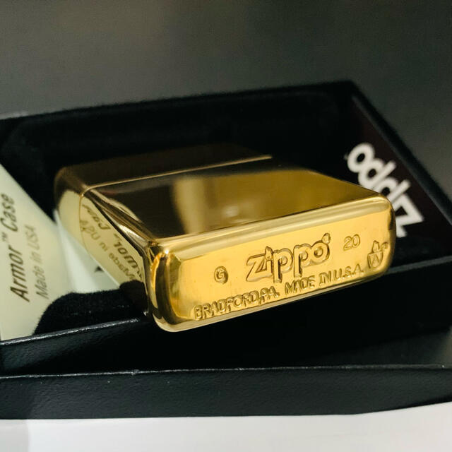 ZIPPO(ジッポー)の Zippo アーマー　ハイポリッシュ　真鍮　2020年製　新品 メンズのファッション小物(タバコグッズ)の商品写真