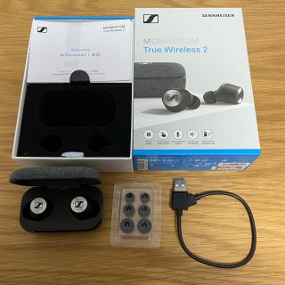 ゼンハイザー(SENNHEISER)のMOMENTUM True Wireless 2 M3IETW2 BLACK(ヘッドフォン/イヤフォン)