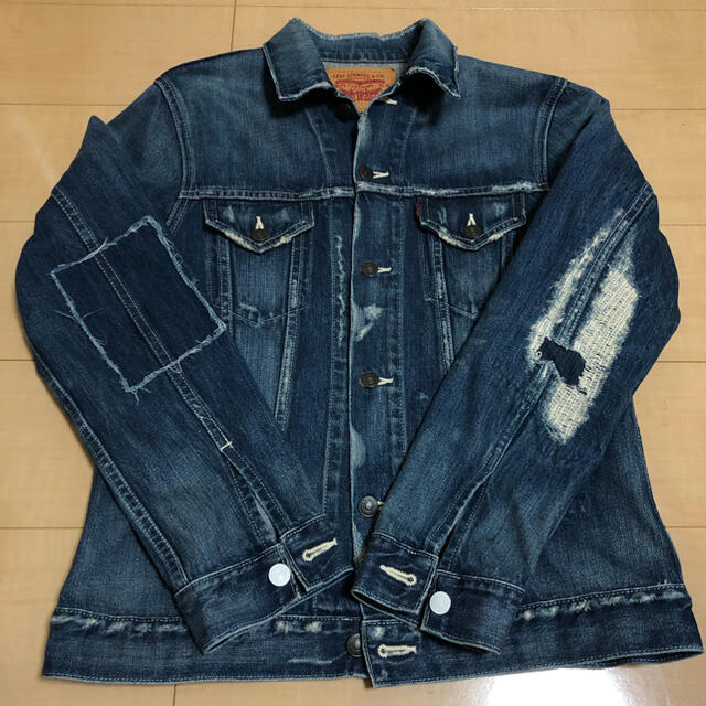 LEVIS リーバイス 70505 ダメージ加工 デニムジャケット L 超美品の