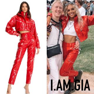 ユニフ(UNIF)のセレブ愛用《 I.AM.GIA フェイクレザー パンツ  》iamgia y2k(その他)