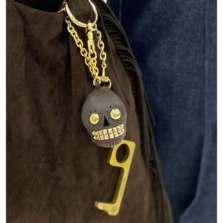 ドゥーズィエムクラス(DEUXIEME CLASSE)の【ENDPIN/エンドピン】 SKULL KEY HOLDER  ★新品★(キーホルダー)