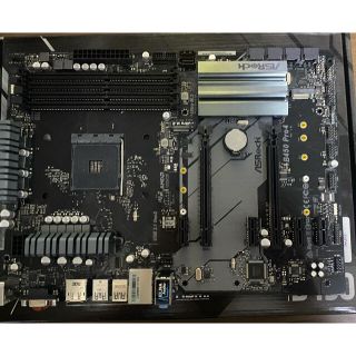 エイスース(ASUS)のASRock AMD ATX マザーボード B450 Pro4(PCパーツ)