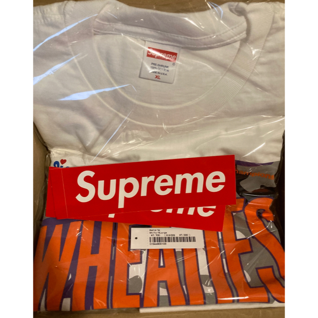 supreme wheaties tee white Lサイズ