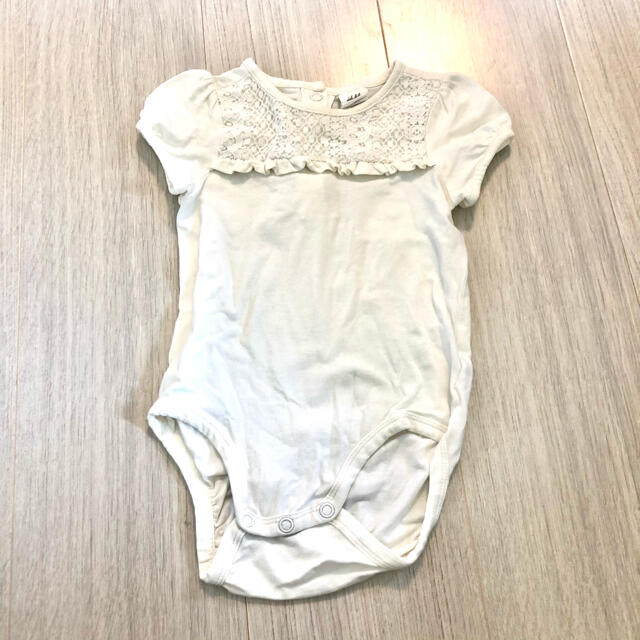 H&M(エイチアンドエム)のH&M とBaby GAPの女の子服まとめ売り　セット　70-80 キッズ/ベビー/マタニティのベビー服(~85cm)(ロンパース)の商品写真