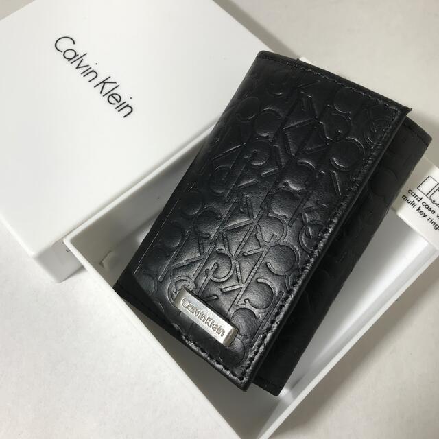 Calvin Klein(カルバンクライン)の直営店購入 新品カルバンクライン 高級牛革11000円 6連キーケース メンズのファッション小物(キーケース)の商品写真