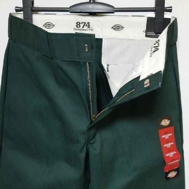 Dickies(ディッキーズ)の新品　ディッキーズ874オリジナルワークパンツ W32×L30 ハンターグリーン メンズのパンツ(ワークパンツ/カーゴパンツ)の商品写真