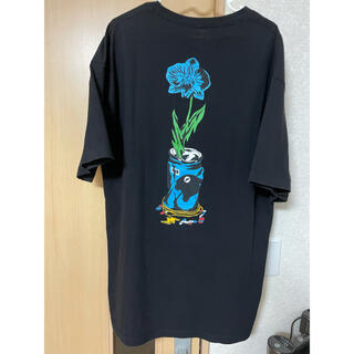 ジーディーシー(GDC)のレアパンサー×ウェステッドユース　tシャツ  XL ブラック(Tシャツ/カットソー(半袖/袖なし))